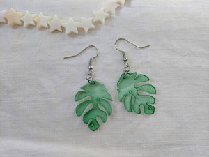 Acrylic Leaf earrings | Leaf  earrings | Quirky earrings