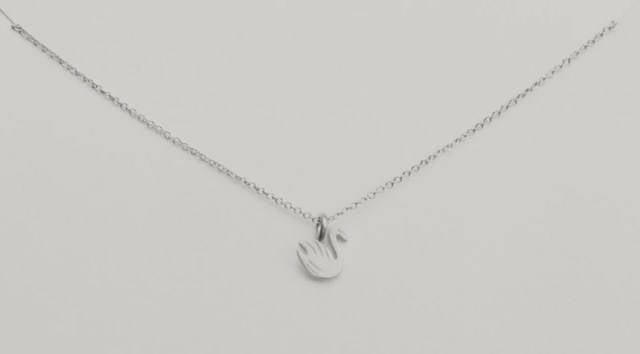 Swan Necklace | Silver animal Necklace | Animal Jewelry | Graceful | Pure elegance