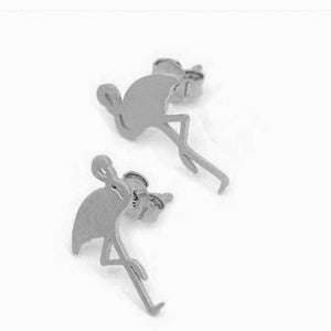 Flamingo Earrings | Flamingo Studs | Animal Earrings | Gift for Animal Lover