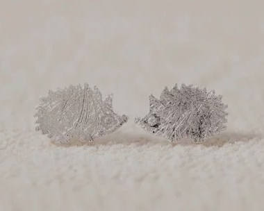 Hedgehog Earrings | Hedgehog Studs | Hedgehog Jewelry | Animal Studs | Animal Earrings