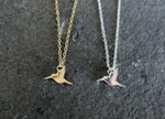 Hummingbird Necklace | Hummingbird pendant Necklace | Delicate Charm Necklace