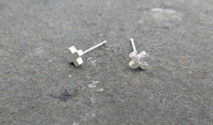 Cross Earrings | Cross studs | Silver Crosses | Silver Studs