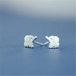 Elephant Earrings | Elephant Studs | Silver Elephant Jewelry