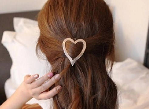 Hair Clip | Heart Hair clips | Hair barrette